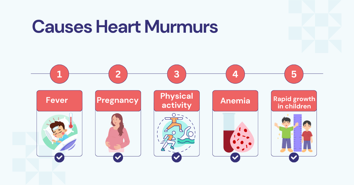 Common causes of innocent murmurs