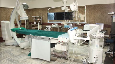 Cardiology department at Bombay Hospital in Mumbai